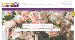 Desktop Screenshot of blumen-richter.net