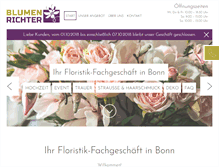 Tablet Screenshot of blumen-richter.net